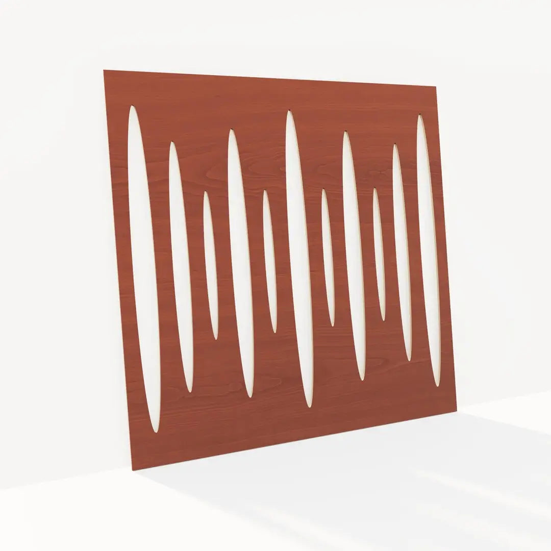 Set of 4 MDF Wall Panels "Pulsar" | DIY Acoustic Decor