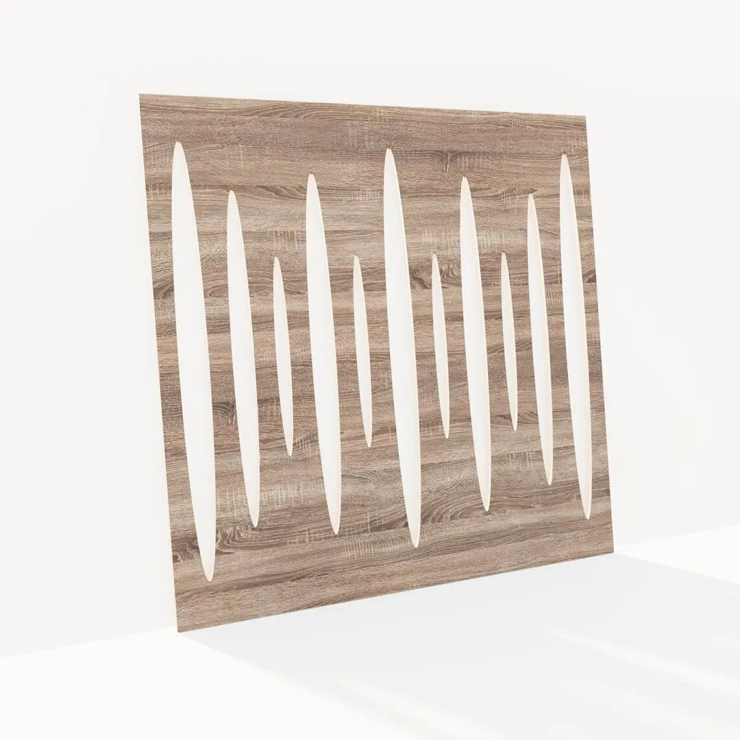 Set of 4 MDF Wall Panels "Pulsar" | DIY Acoustic Decor