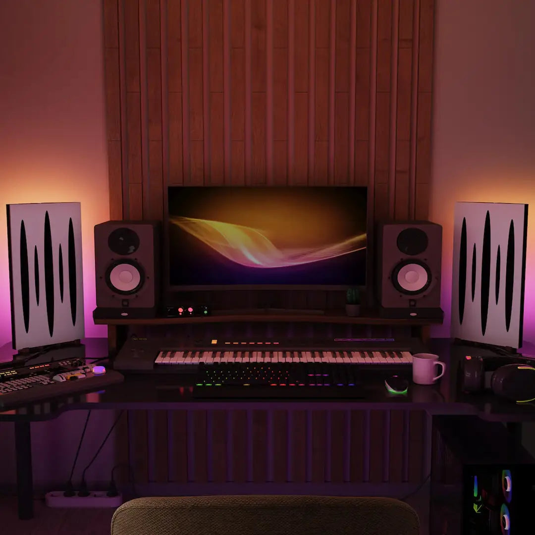 RGB-Lampe & LED-Ständer | Schreibtisch- & Gaming-Raumleuchte