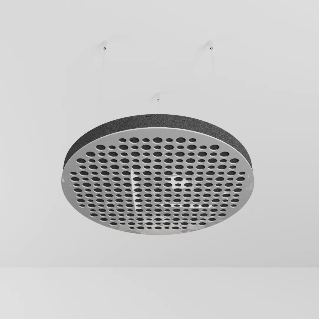 Acoustic Ceiling Panels "CIRCLES" | Absorption & Diffusion