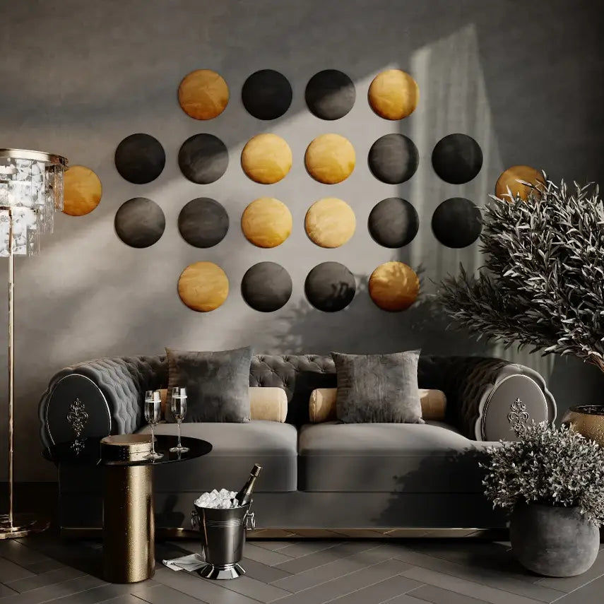 Upholstered Acoustic Wall Art Panels | Sound Absorbing Tiles