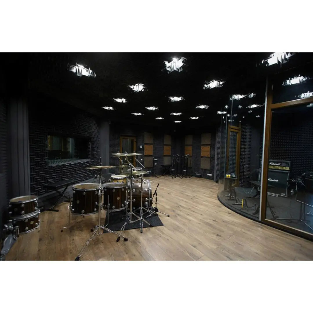 4 PACK - Acoustic Foam Panels 50x50cm | Soundproof Tiles