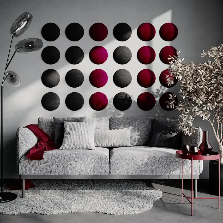 Upholstered Acoustic Wall Art Panels | Sound Absorbing Tiles