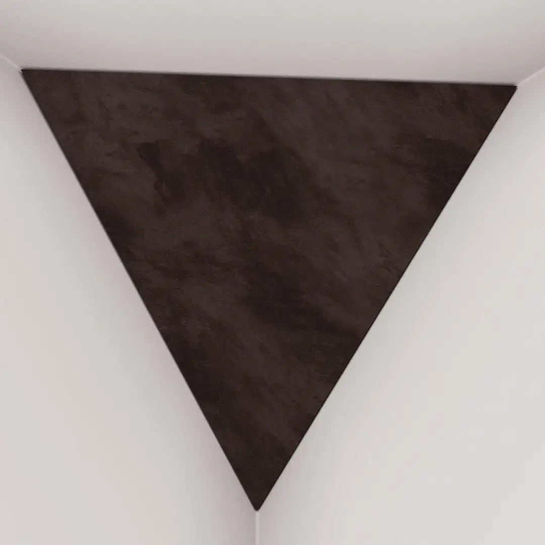 Triangle Cinematic Bass Trap | Velvet Fabric | 42x42x42cm