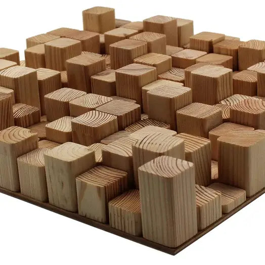 Skyline Acoustic Wood Diffuser 50x50 cm | 2D QRD Panel