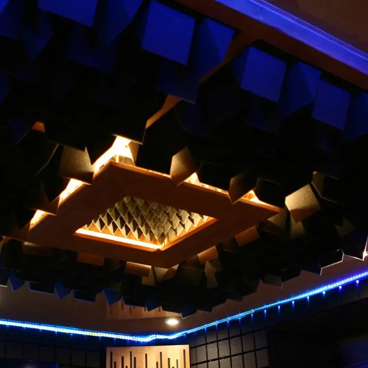 4 PACK - Acoustic Foam Panels 50x50cm | Soundproof Tiles