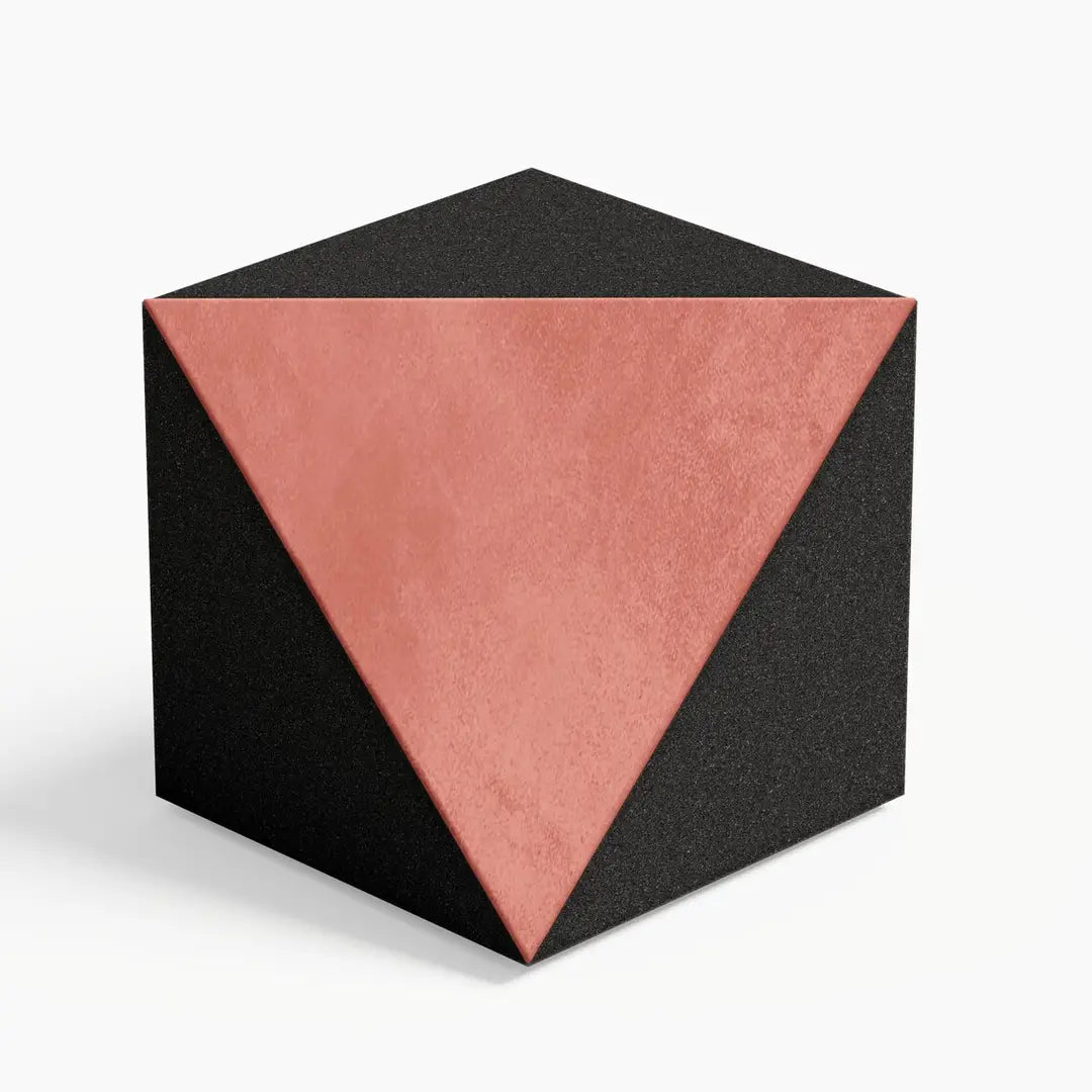 TRICUB-Cinematic Velvet Ceiling Corner Bass Trap, 23x23x23cm