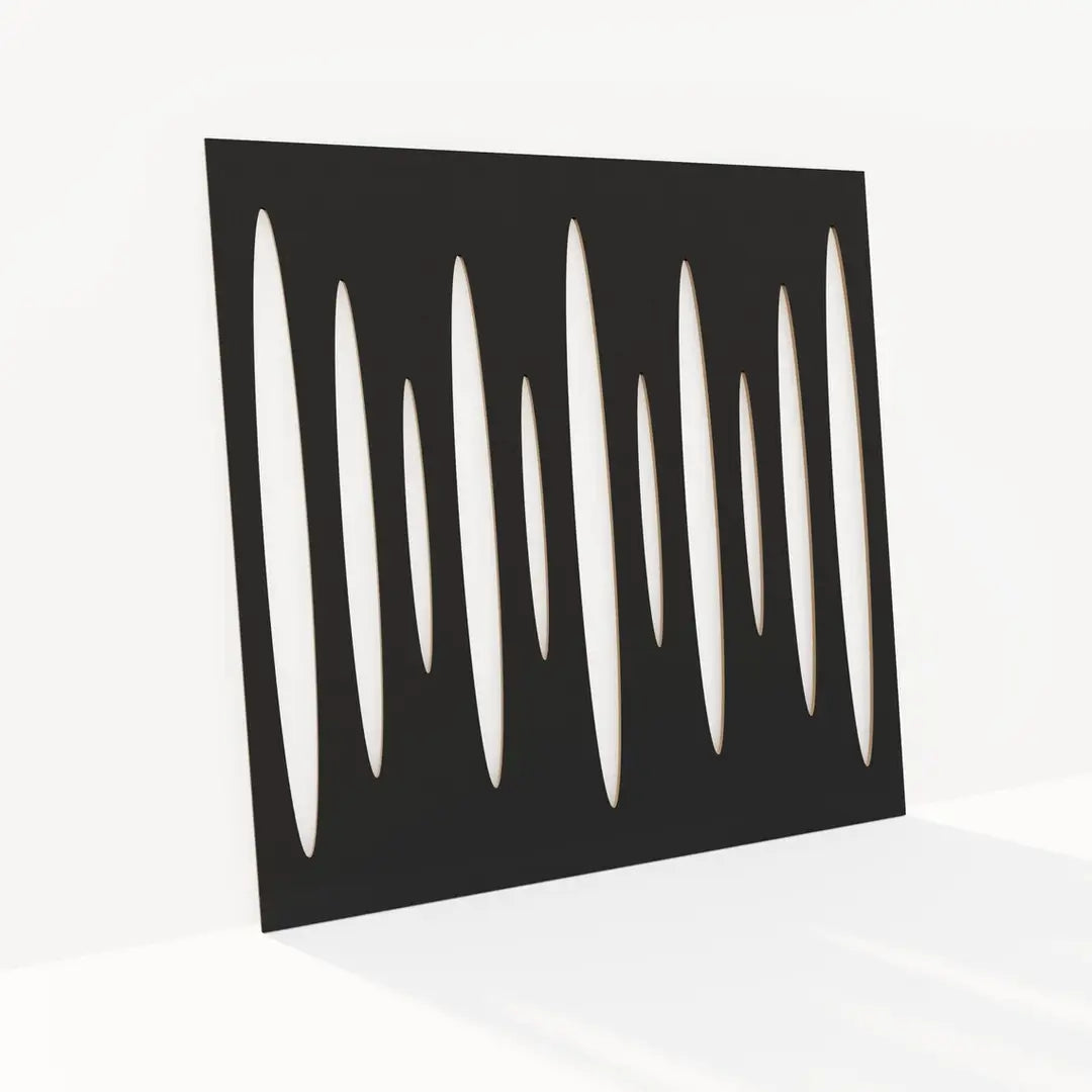 Set of 4 MDF Wall Panels "Pulsar" | DIY Acoustic Decor
