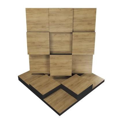 2 PACK — Acoustic Panel "Edison" | 20"x20"x2.9" | Soundproof