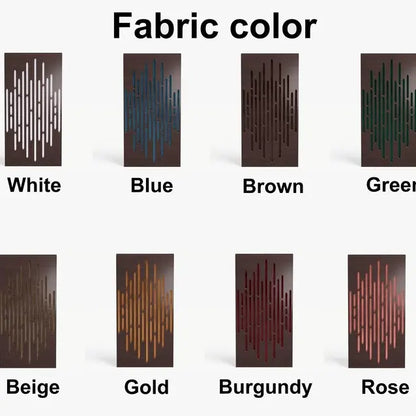 Wave-F Acoustic Panel | Velvet Fabric, Soundproofing,50x25cm
