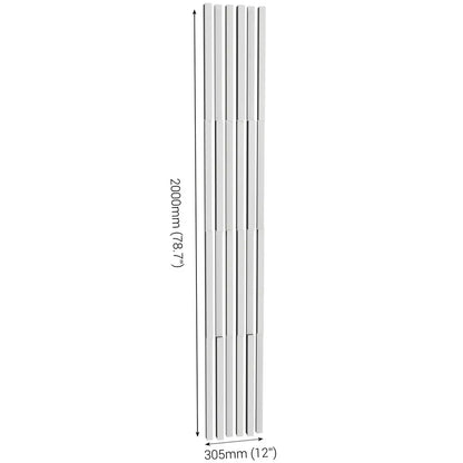 PLUTA-3 Acoustic Panels | 1.2" Strips | Wall Decor
