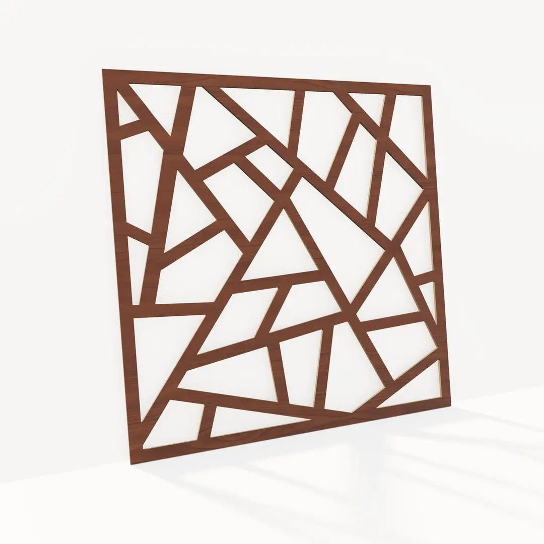 "Skyross" set of 4 MDF wall panels | DIY acoustic decoration