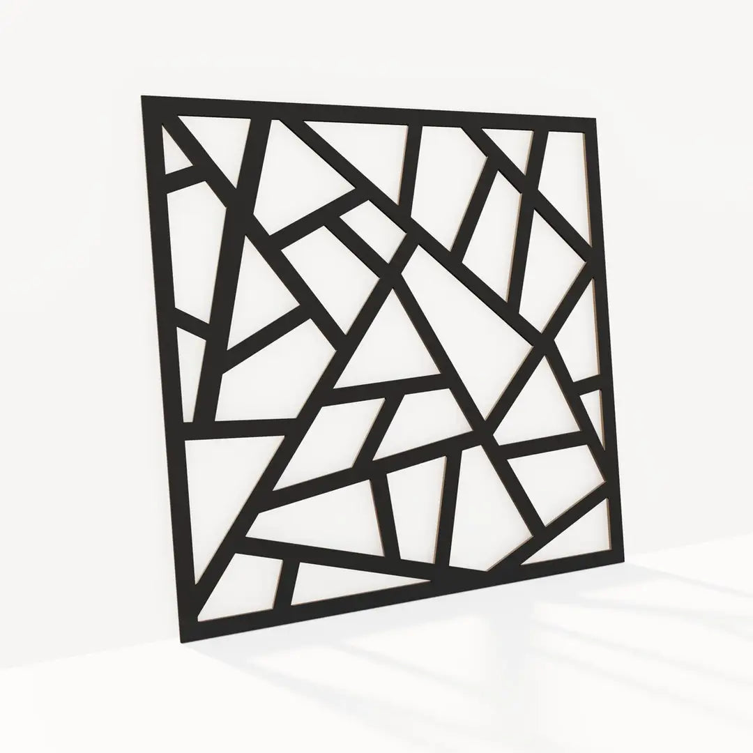 "Skyross" set of 4 MDF wall panels | DIY acoustic decoration