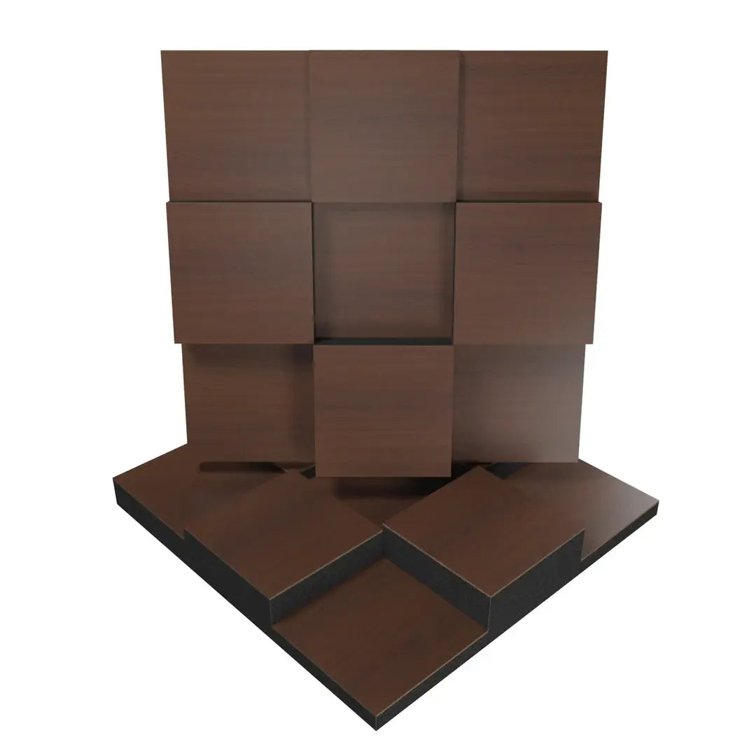 2 PACK — Acoustic Panel "Edison" | 20"x20"x2.9" | Soundproof