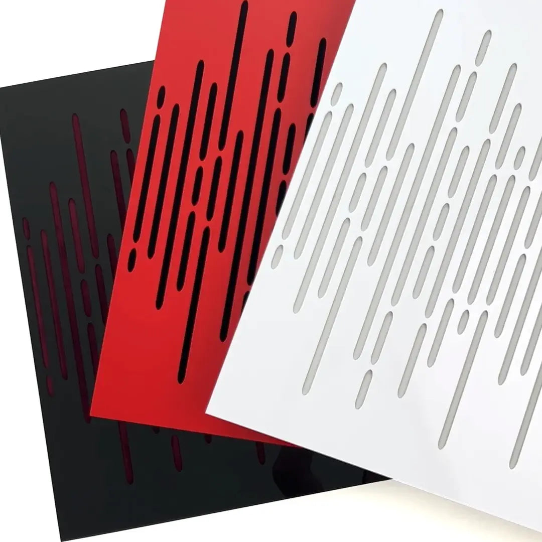 Wave Acoustic Wall Panel with Velvet Fabric | Soundproofing