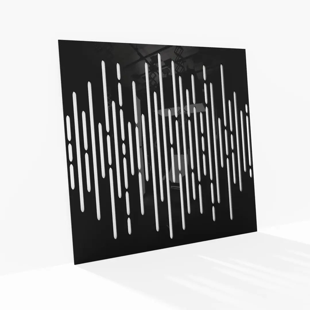 Set of 4 MDF Wall Panels "Wave" | DIY Acoustic Decor