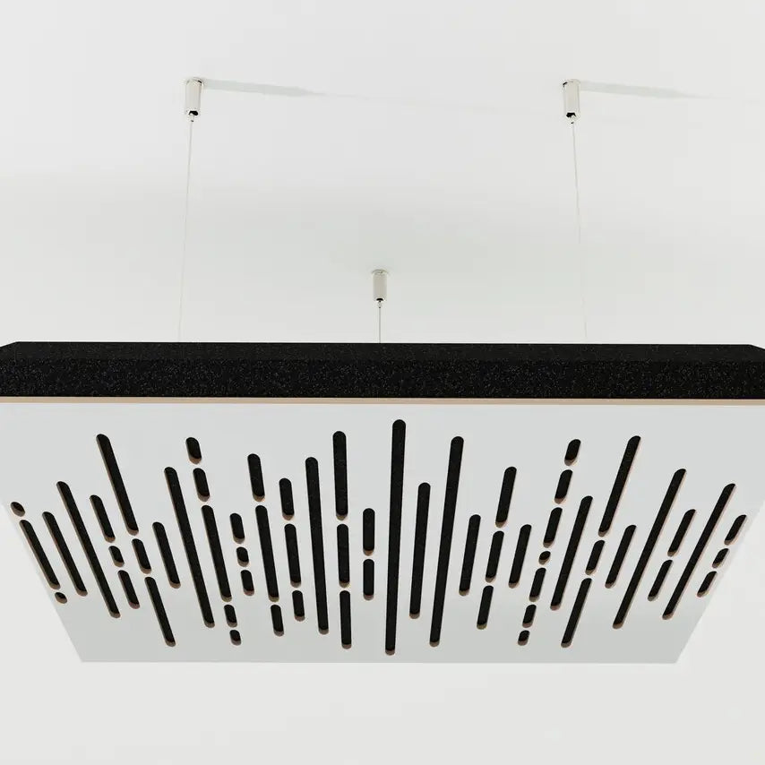 Acoustic Ceiling Panels "Wave" – Sound Absorption/Diffusion