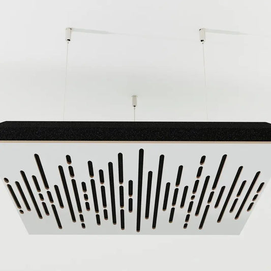 Acoustic Ceiling Panels "Wave" – Sound Absorption/Diffusion