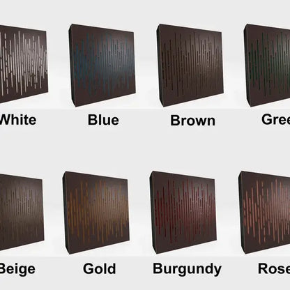 Wave Acoustic Wall Panel with Velvet Fabric | Soundproofing