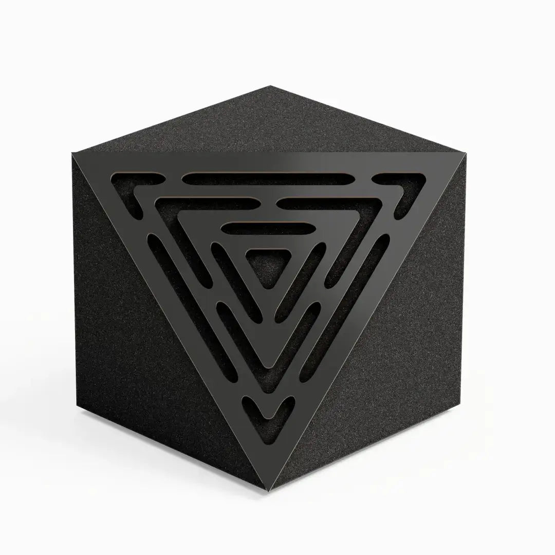 TRICUB-WAVE Ceiling Corner Bass Trap, Acoustic Foam, 23cm