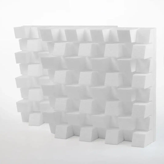 2 Pack Styrofoam Acoustic Diffuser SIRIUS-S 20"x20"x6" 2D
