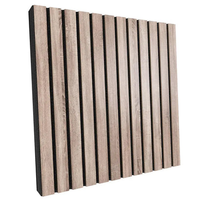 Acoustic Slat Wood Panels «SLATO» | 50×50×5 cm | Soundproof