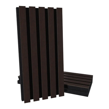 Acoustic Slat Wood Panels "Pole-HALF" | Sound & Style