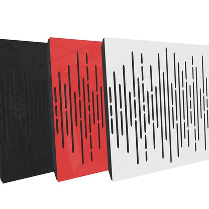 Acoustic Ceiling Panels "Wave" – Sound Absorption/Diffusion