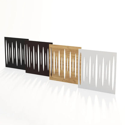 Set of 4 MDF Wall Panels "Pulsar" | DIY Acoustic Decor