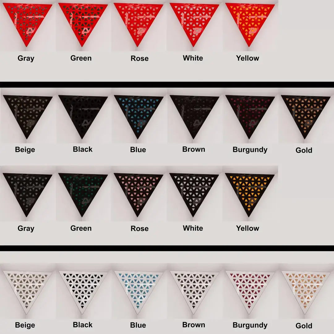 Ceiling Corner Bass Trap "Triangle-TRI-F" | 42x42x42cm