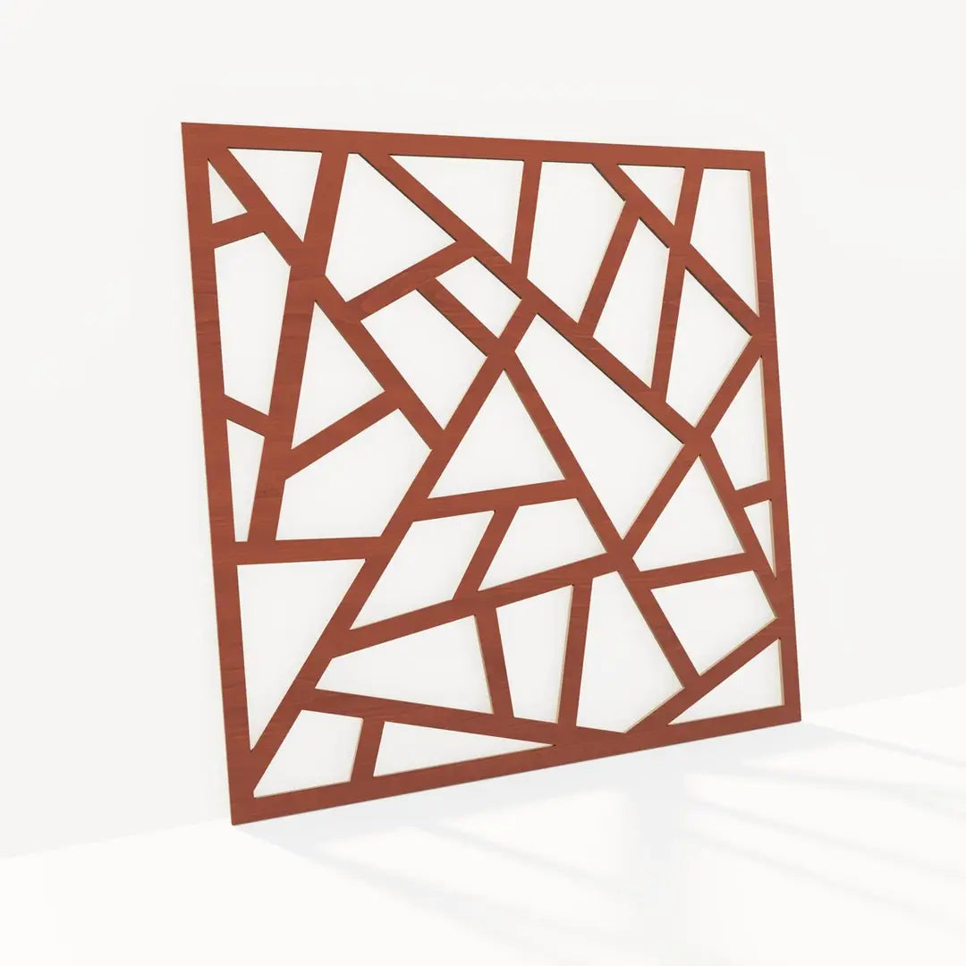"Skyross" set of 4 MDF wall panels | DIY acoustic decoration
