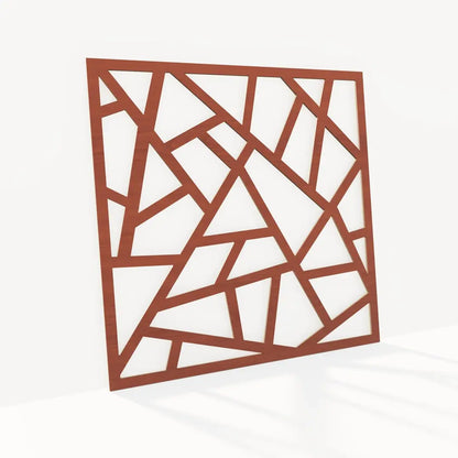 "Skyross" set of 4 MDF wall panels | DIY acoustic decoration