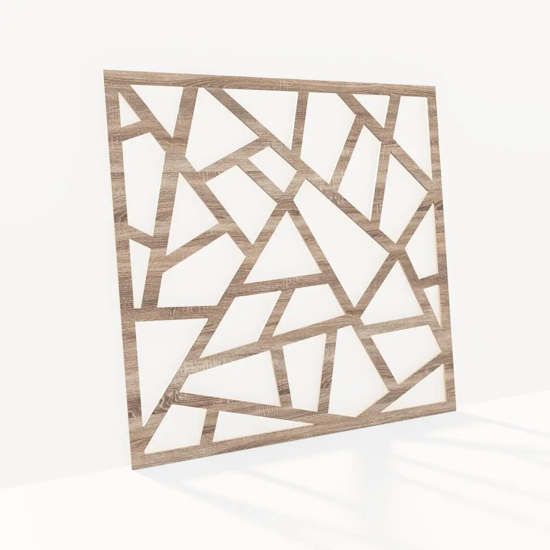 "Skyross" set of 4 MDF wall panels | DIY acoustic decoration