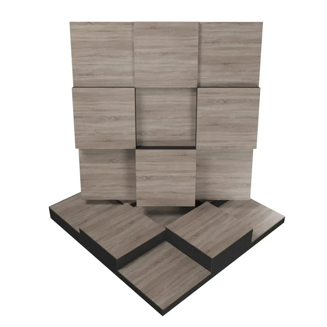 2 PACK — Acoustic Panel "Edison" | 20"x20"x2.9" | Soundproof