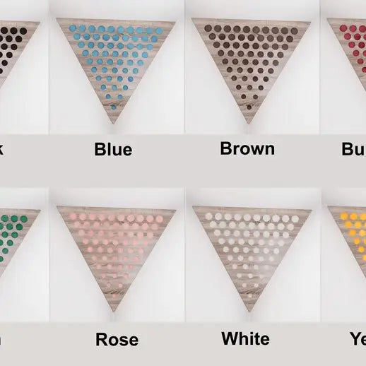 Ceiling Corner Bass Trap «Triangle-ROUNDS-F» 42x42x42cm