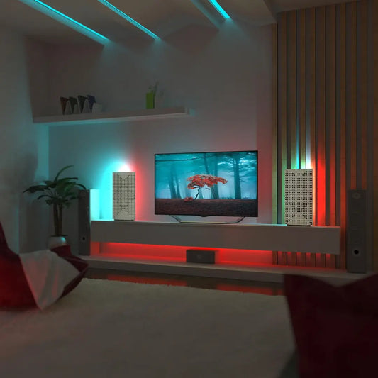 2 Pack WILDS-mini LED Panels with RGB Lamp – Desktop