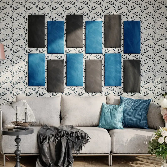 Velvet Soft Acoustic Headboard | Padded, Soundproof Panels