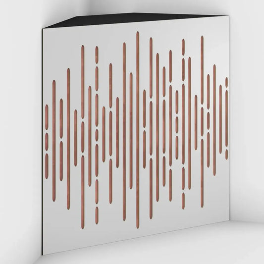 Bass Trap "Wave-F" Velvet, Corner Mount | Studio, 50x50cm