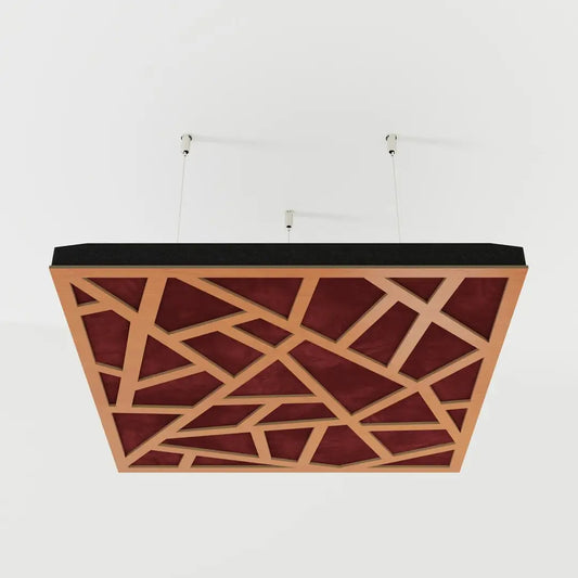 Skyross-F Acoustic Ceiling Panel, Velvet Fabric, 50x50cm