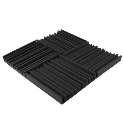 4 PACK  Acoustic Foam Panels 50x50cm | Soundproof Wall Tiles