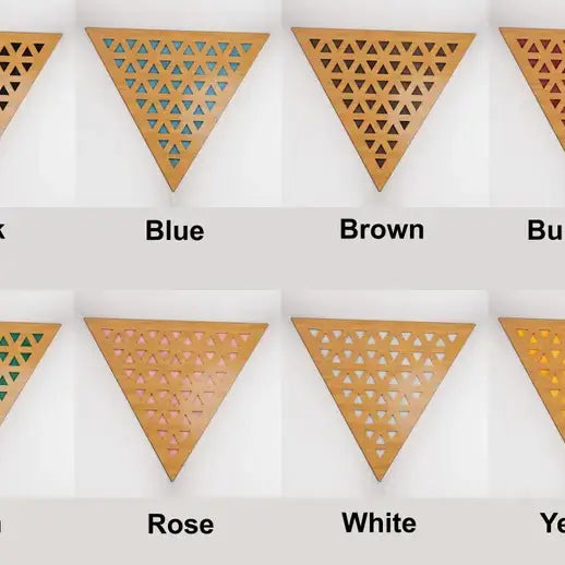 Ceiling Corner Bass Trap "Triangle-TRI-F" | 42x42x42cm