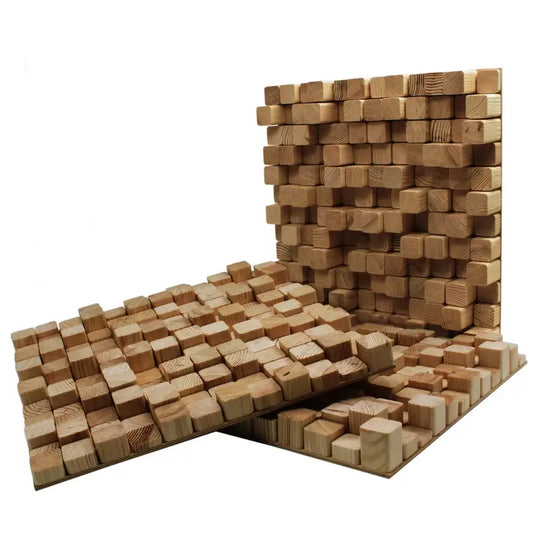 Skyline Acoustic Wood Diffuser 50x50 cm | 2D QRD Panel