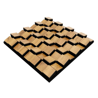 Acoustic Diffuser Panels "ZARINITY" – 3D Mosaic Wall Art