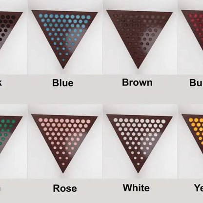 Ceiling Corner Bass Trap «Triangle-ROUNDS-F» 42x42x42cm