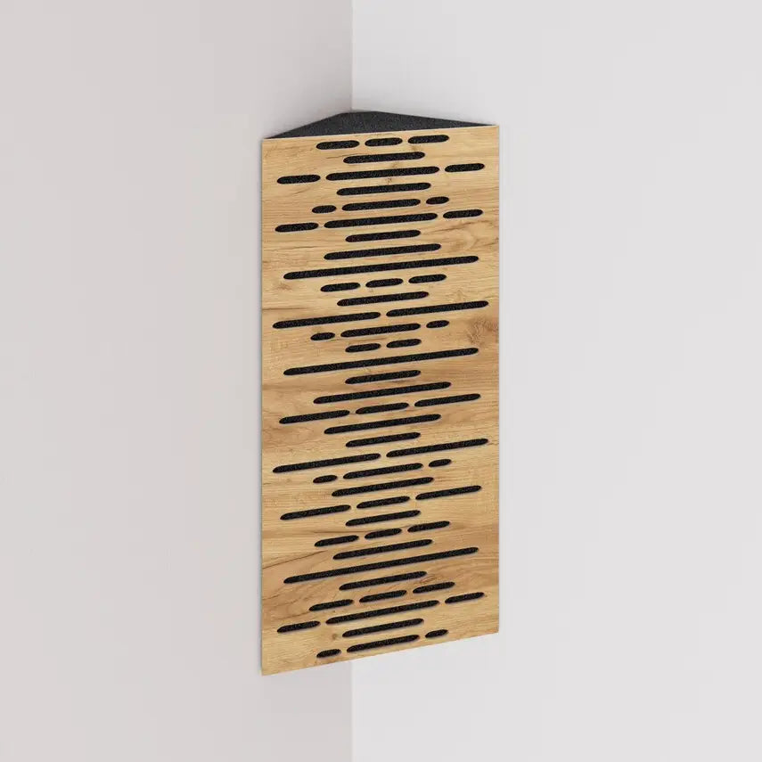 Small Bass Trap "WAVE" for corner mount | 50x23cm (20x9 in)