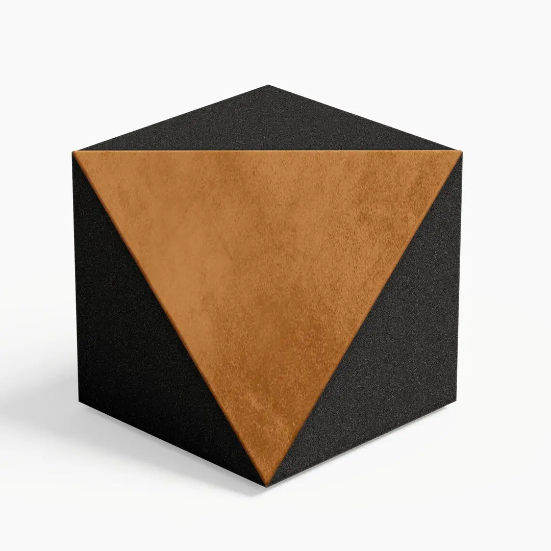TRICUB-Cinematic Velvet Ceiling Corner Bass Trap, 23x23x23cm