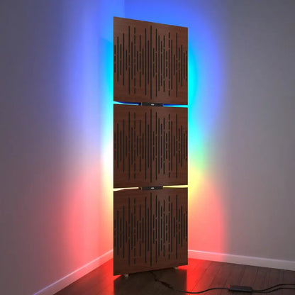 3x WAVE Bass Traps w/ RGB Lamp | LED Acoustic Corner