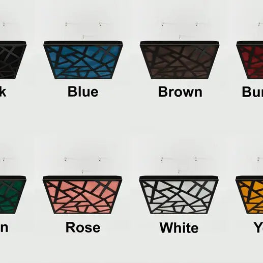Skyross-F Acoustic Ceiling Panel, Velvet Fabric, 50x50cm