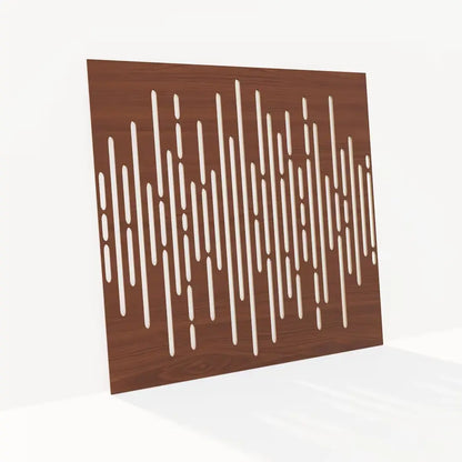 Set of 4 MDF Wall Panels "Wave" | DIY Acoustic Decor
