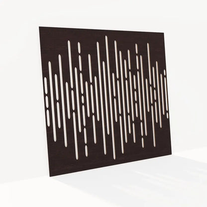 Set of 4 MDF Wall Panels "Wave" | DIY Acoustic Decor